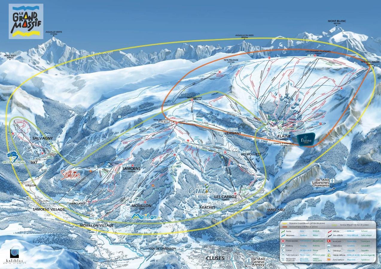 Les Frahans Samoëns Exteriér fotografie